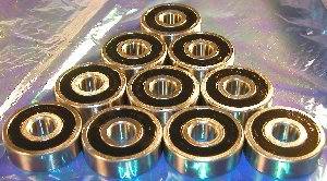 Chrome Steel Lubricated 4 PCS PGN 6204-2RS Sealed Ball Bearing 20x47x14 