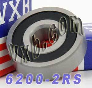 10 Bearing 6200-2RS 10x30x9 Sealed:vxb:Ball Bearing