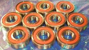 10 Bearing 6302-2RS 15x42x13 Sealed
