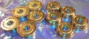 10 Flanged Bearing F608ZZ 8x22x7 Shielded:vxb:Ball Bearings