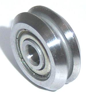 15mm V Groove Guide Bearings:Shielded