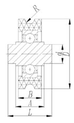 Nylon Window slide Bearing:vxb:Ball Bearing