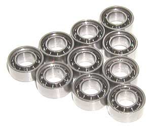 10 Bearing 3x6 Open 3x6x2.5:vxb:Ball Bearings