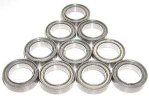 10 Bearing 61801-2TS 12x21x5 Teflon Sealed