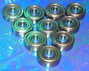10 Bearing MR93ZZ 3x9x4 Shielded:vxb:Ball Bearings